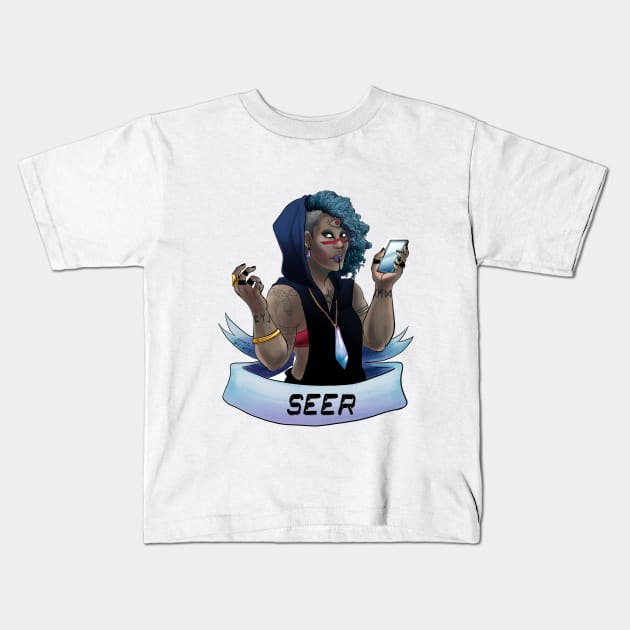 Seer Kids T-Shirt by swinku